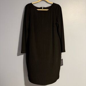 NWT Tommy Hilfiger Classic Black Long Sleeve Dress